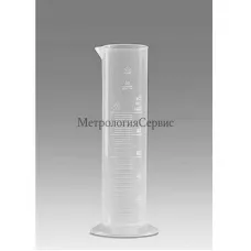 Поверка цилиндра мерного пластикового