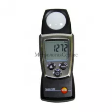 Поверка люксметра Testo 540